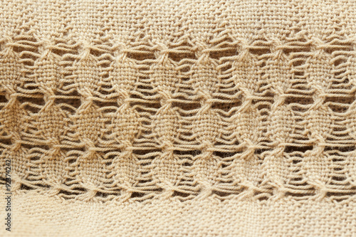 soft brown woven fabrics background