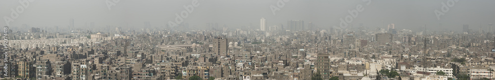 Veduta panoramica della città del Cairo in Egitto

