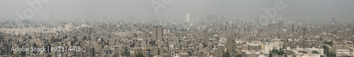 Veduta panoramica della città del Cairo in Egitto