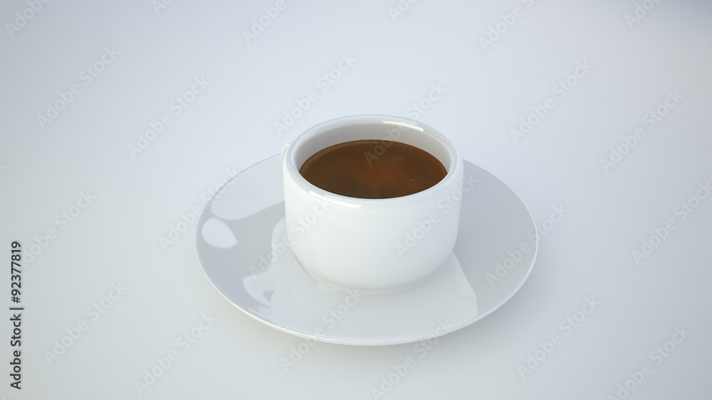 coffee cup on white background coffee cup on white background