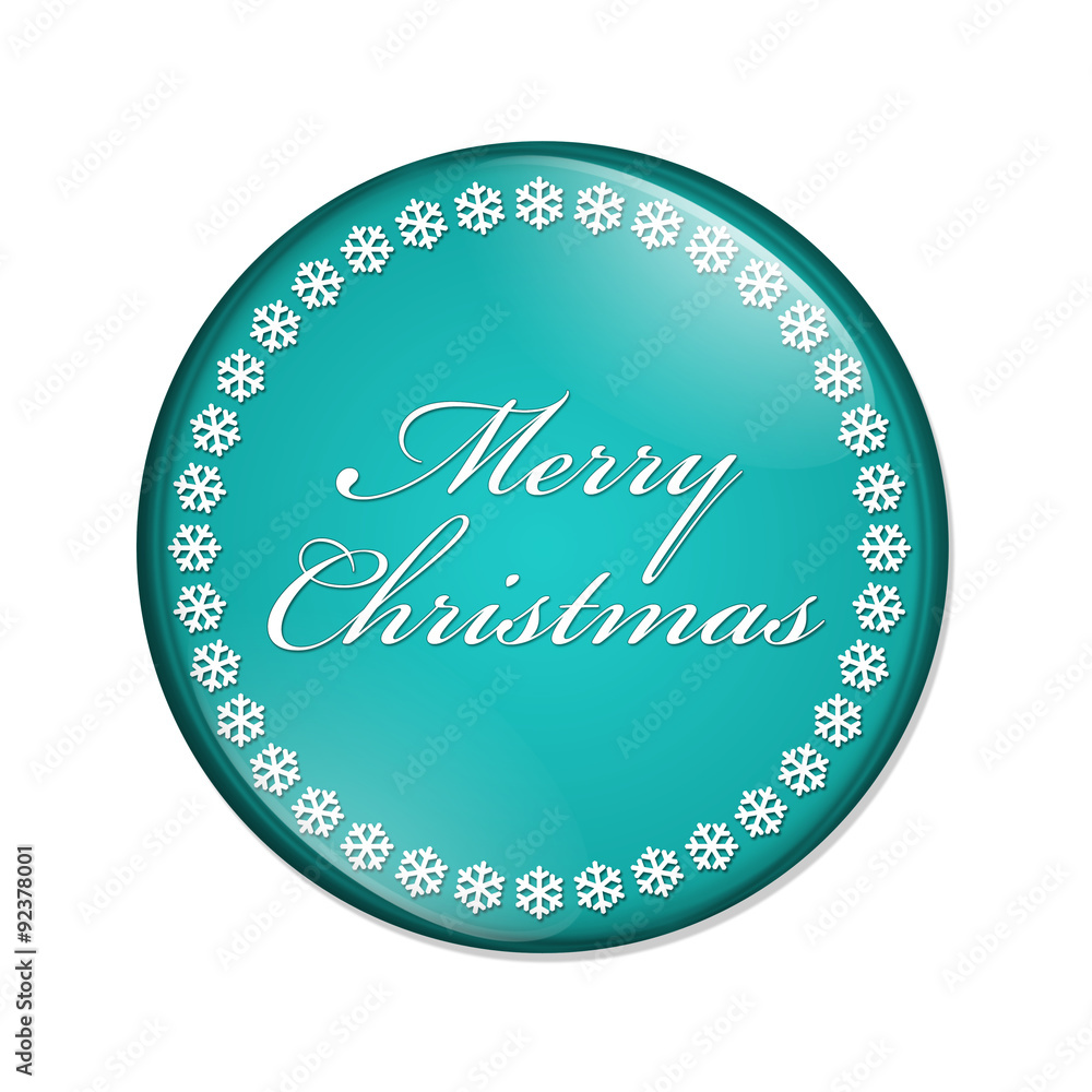 Merry Christmas Button Merry Christmas Button