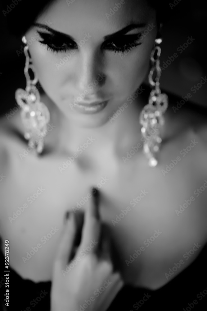 Obraz premium Sexy lady bw