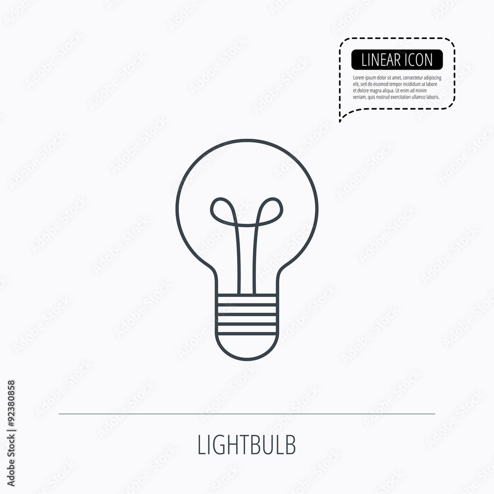 Lamp icon. Idea and solution sign. Lamp icon. Idea and solution sign.