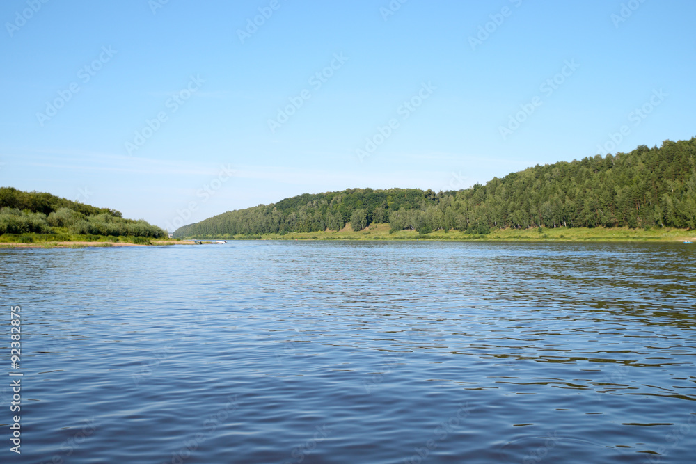 panorama of a river  