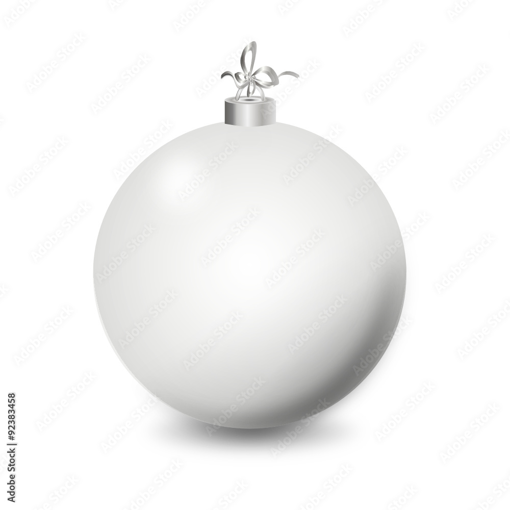 Weihnachtsbaum Christbaum Kugel weiß Weihnachtsbaum Christbaum Kugel weiß