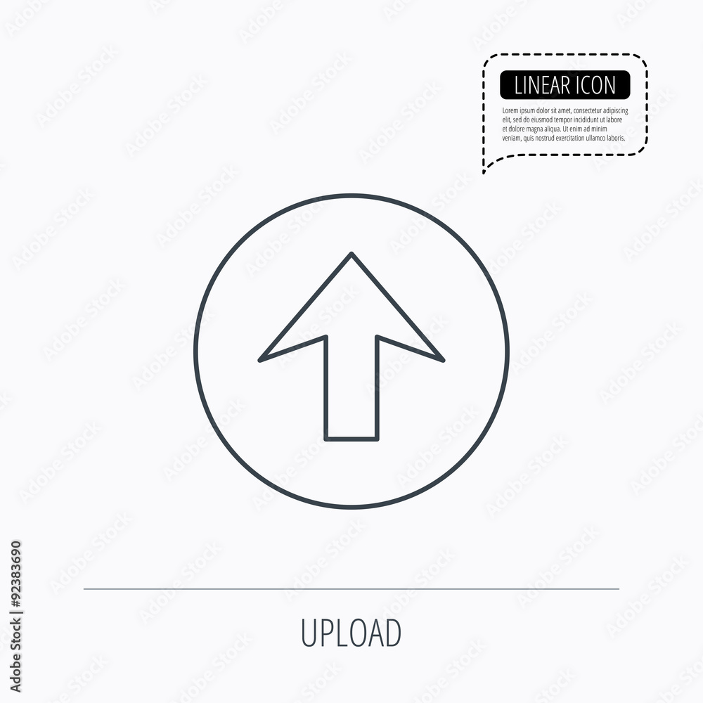 Upload icon. Top arrow sign. Upload icon. Top arrow sign.