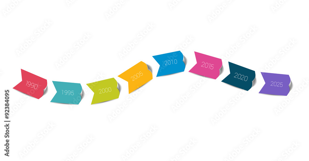 Obraz premium Timeline Arrows. Next step concept. Vector.