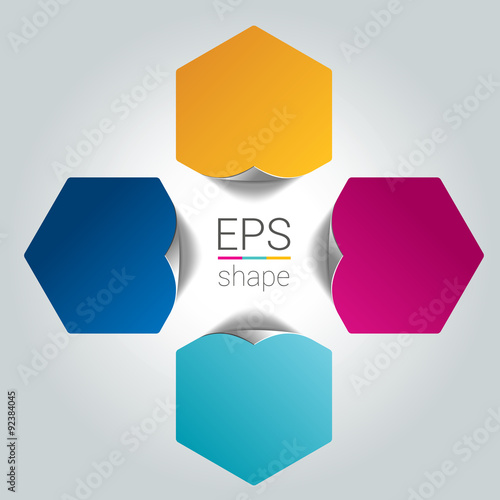 Four step banner, design, chart, infographic, step by step number option, layout. Simply 3D design.