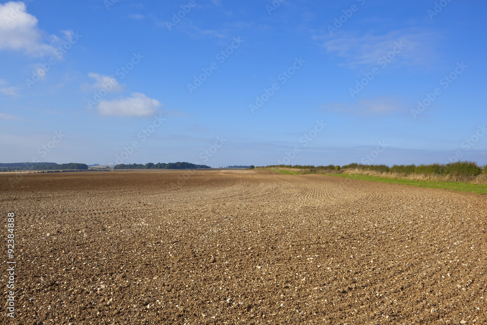chalky plowed soil chalky plowed soil