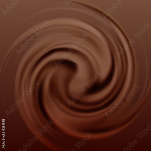 Chocolate cream swirl