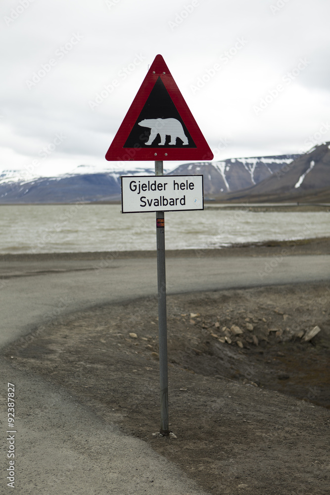 Polar Bär Warnung
