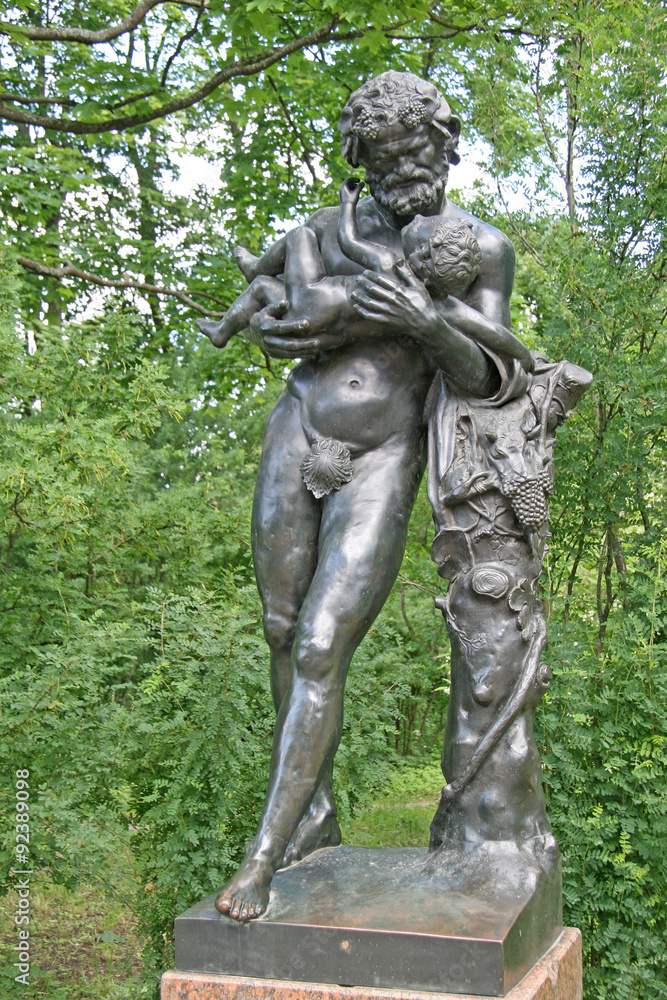 ST. PETERSBURG, TSARSKOYE SELO, RUSSIA - JUNE 26, 2008: The Catherine Park Sculpture