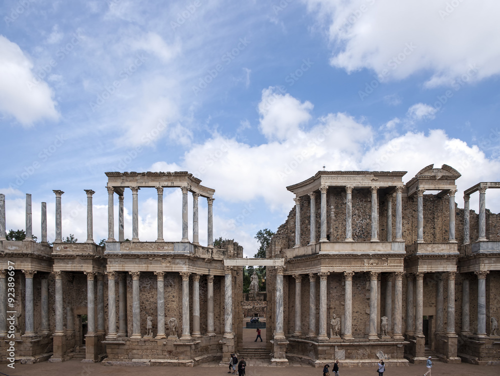Fototapeta premium Hermoso teatro Romano de la ciudad de Mérida, Extremadura