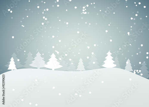 Abstract Christmas and New Year Background. Vector Illustration © olegganko