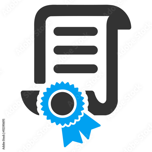 Certified Scroll Document Icon