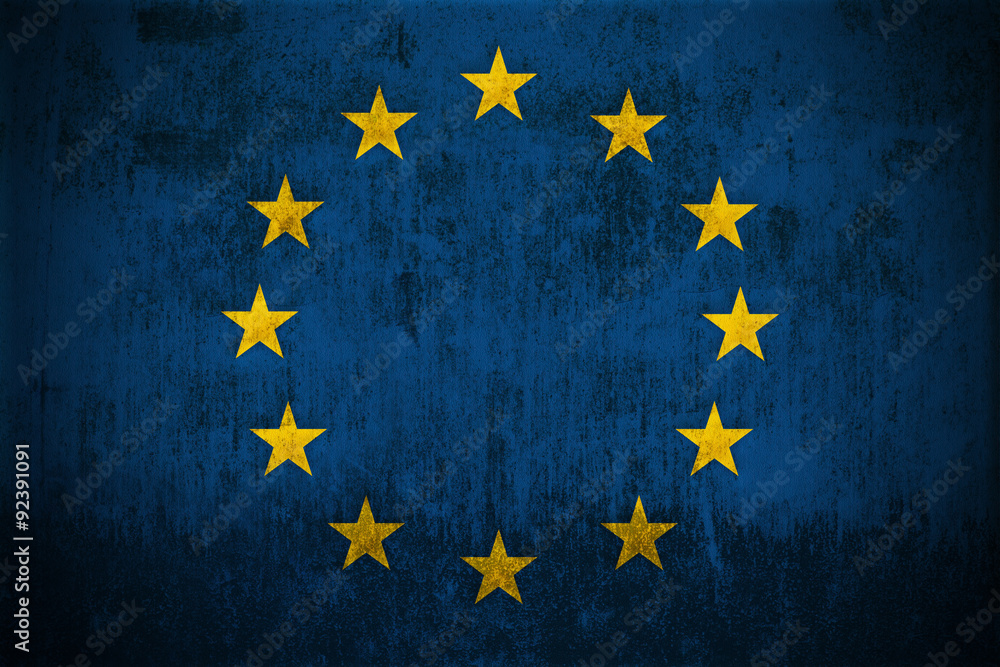 Grunge Flag Of Europe Union Grunge Flag Of Europe Union