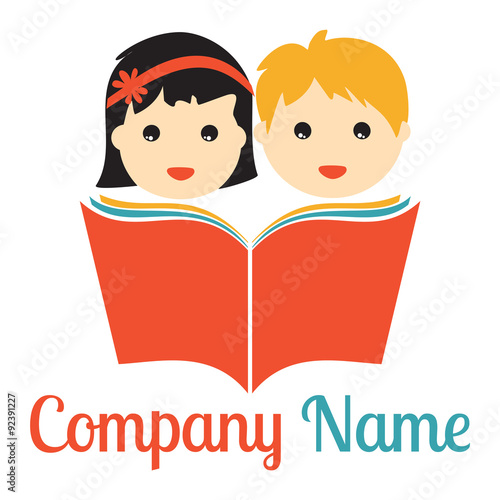 book and children logo 