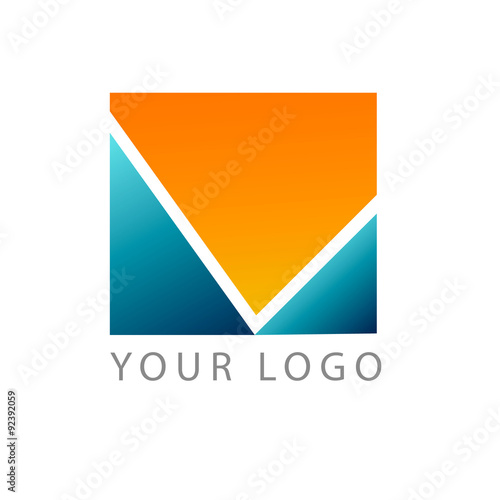 Design abstract square logo