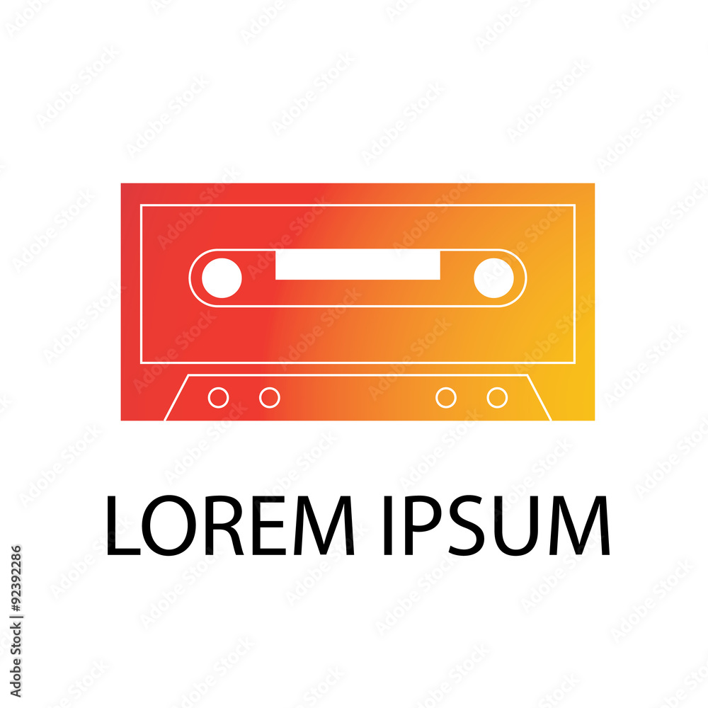 Fototapeta premium Vector music logo EPS 10