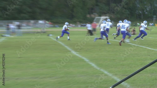 High school football game