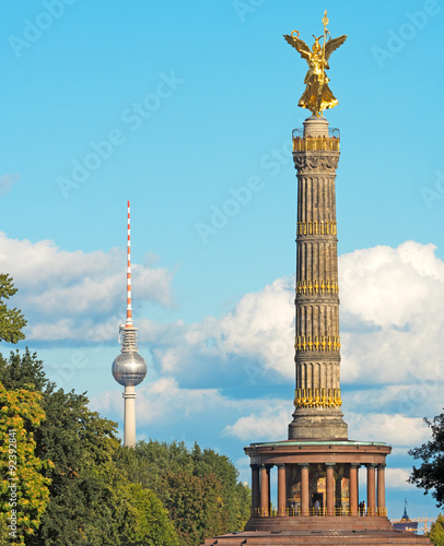 Photography Fernsehturm und Siegessäule in Berlin