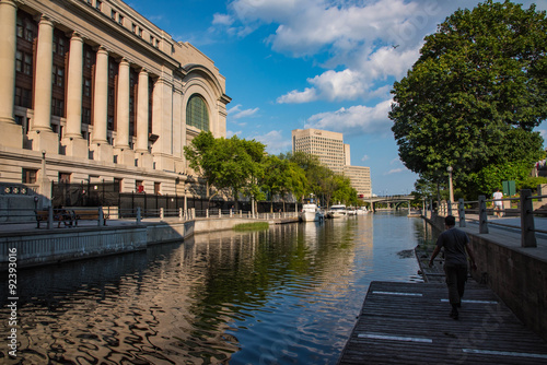 rideau kanal in ottawa, kanada photo