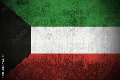 Grunge Flag Of Kuwait