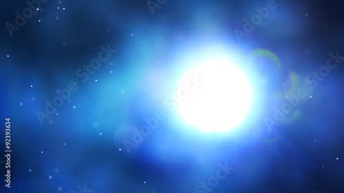 blue light abstract background