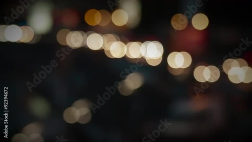 Wallpaper Mural Blurred city lights Torontodigital.ca