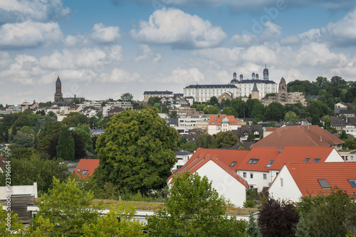 BENSBERG, GERMANY - September, 2015: view on Althoff Grandhotel Schloss Bensberg