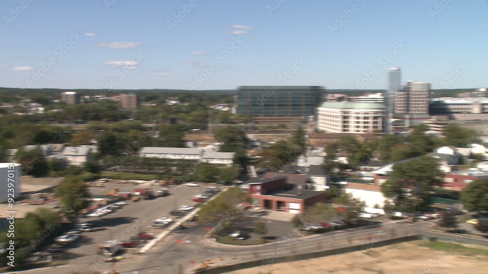 Aerial View of City of Stamford Aerial View of City of Stamford
