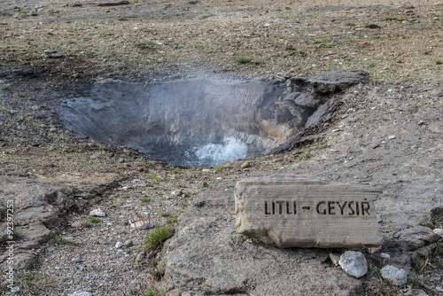 Gayser - Islanda - Strokkur - Geysir photo