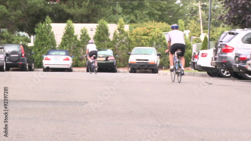 Wallpaper Mural Riding bikes through town Torontodigital.ca