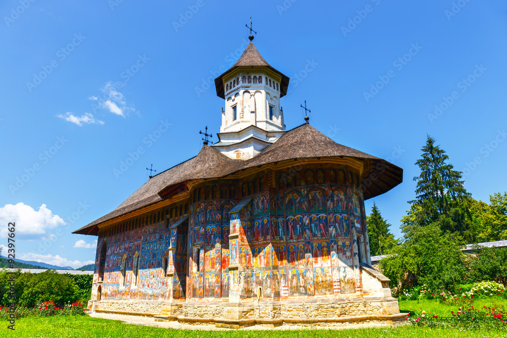 The Moldovita Monastery is a Romanian Orthodox monastery situated in the commune of Vatra Moldovitei, Suceava County, Moldavia, Romania