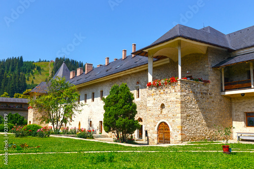 The Sucevita Monastery is a Romanian Orthodox monastery situated in the commune of Sucevitai, Suceava County, Moldavia, Romania