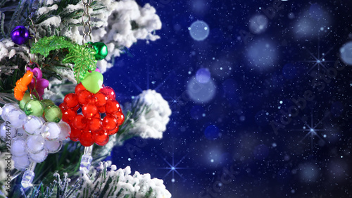 close-up of christmas tree ...