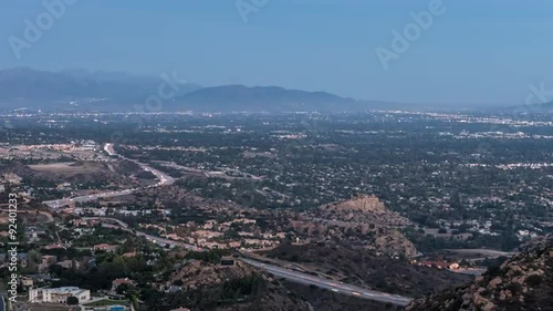 Wallpaper Mural San Fernando Valley Day to Night Time Lapse near Los Angeles California Torontodigital.ca