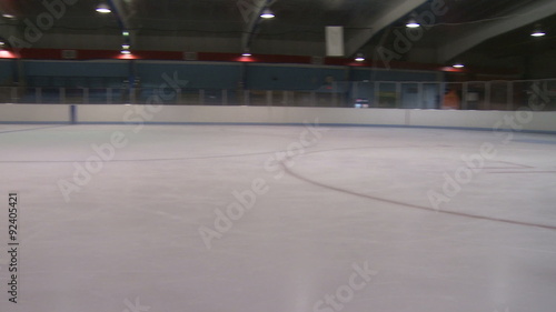 Empty skating rink photo