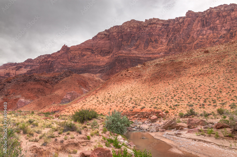 AZ-UT-Paria Canyon-Vermilion Cliffs Wilderness-40 mile Paria River backpack consists of hundreds of stream crossings and spectacular scenery. AZ-UT-Paria Canyon-Vermilion Cliffs Wilderness-40 mile Paria River backpack consists of hundreds of stream crossings and spectacular scenery.