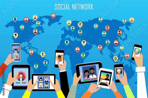 Social network concept