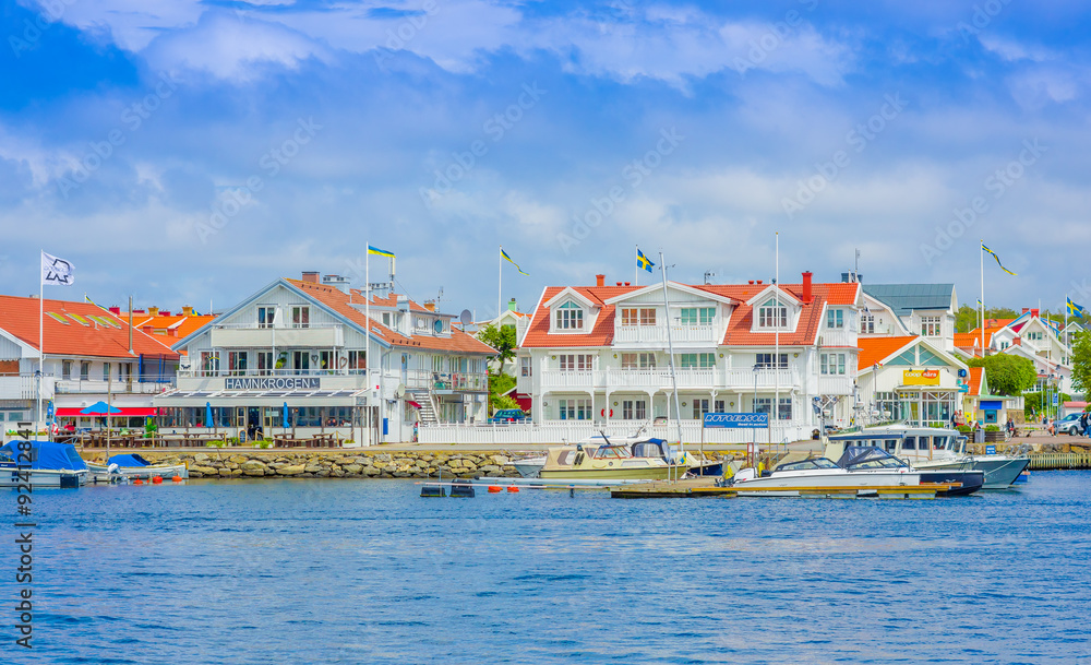 Marstrand, picturesque and popular sailing island in Sweden