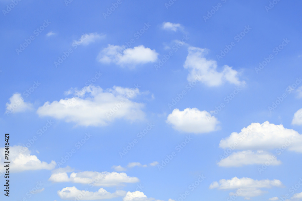 Fototapeta premium Blue sky and cloud.