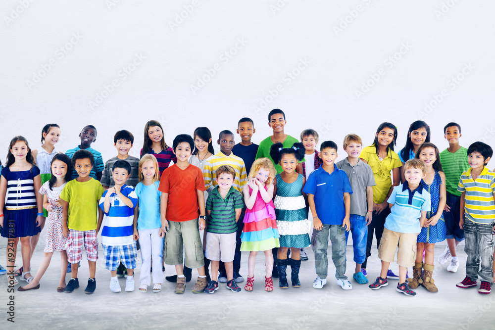 Obraz premium Children Childhood Friends Friendship Happiness Concept