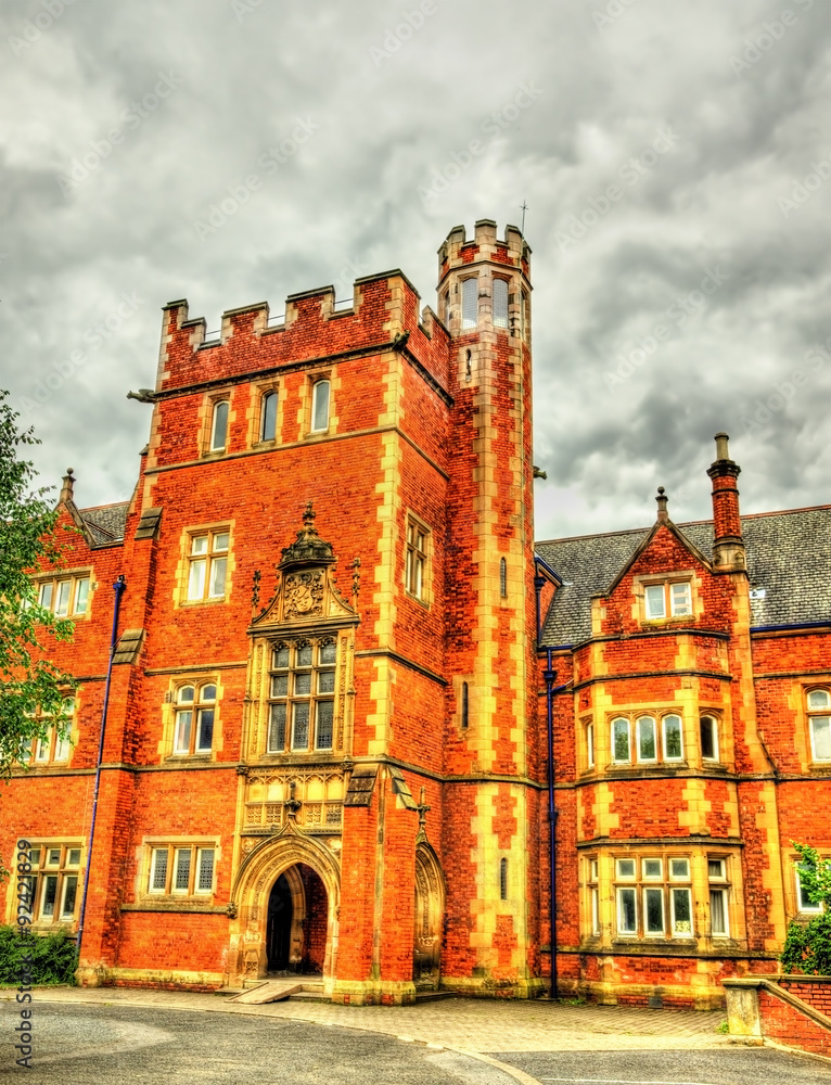 Fototapeta premium A tower of Queen's University Belfast - Northern Ireland