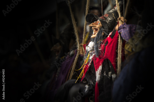 Witch puppet, photo taken in Prague, Czech Republic © tostphoto