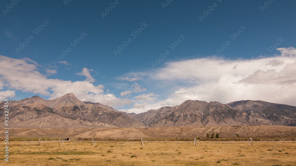 Time Lapse 2013: Time lapse clouds travel over plains and mountains. Time Lapse 2013: Time lapse clouds travel over plains and mountains.
