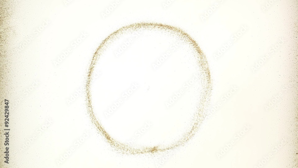 Sand drawing of an arrow hiting the target
Sand drawing of an arrow hiting the target