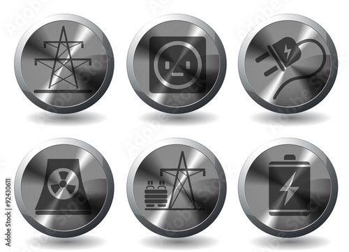 Icon Set, Energy and Industry