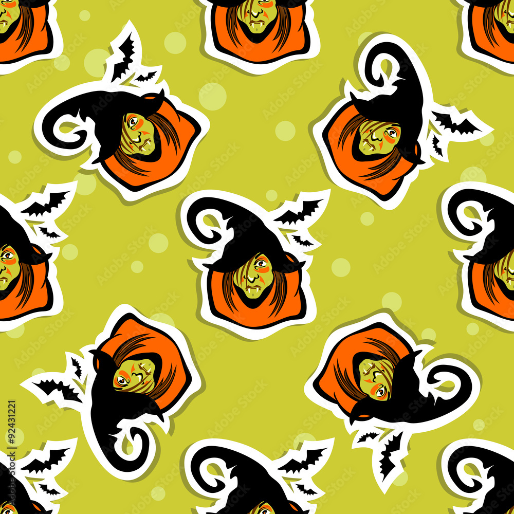 witch seamless pattern