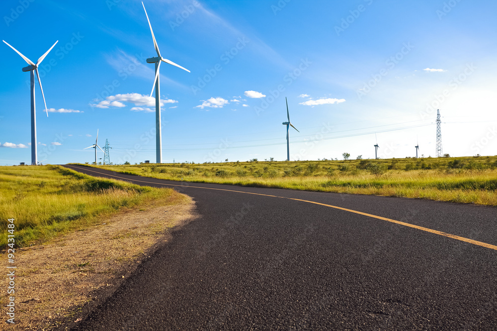 Environmentally friendly power generation wind power turbines